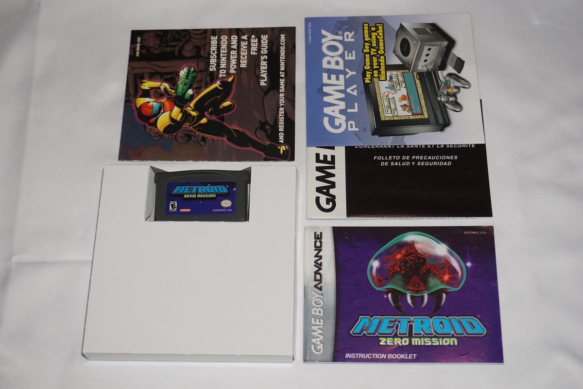 Metroid Zero Mission (Gameboy Advance GBA) Complete CIB Authentic