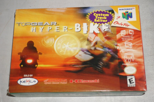 Top Gear Hyperbike (Nintendo 64 N64) Complete in Box CIB