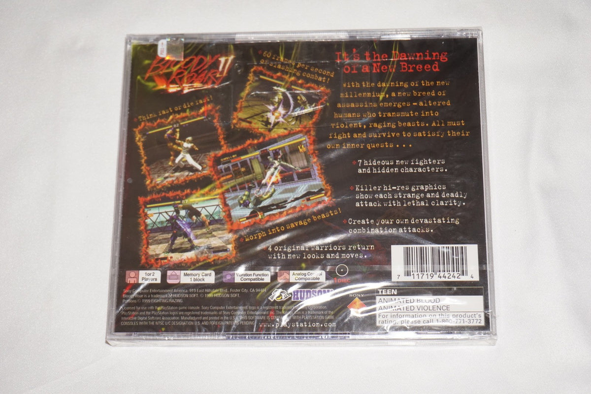 Bloody Roar II 2 (Sony Playstation 1 ps1) NEW Sealed