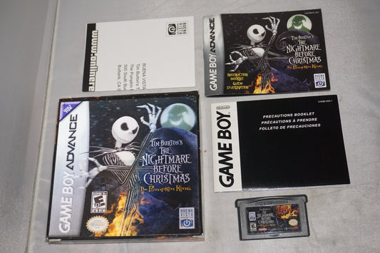 Nightmare Before Christmas (Gameboy Advance GBA Game Boy) Complete Authentic