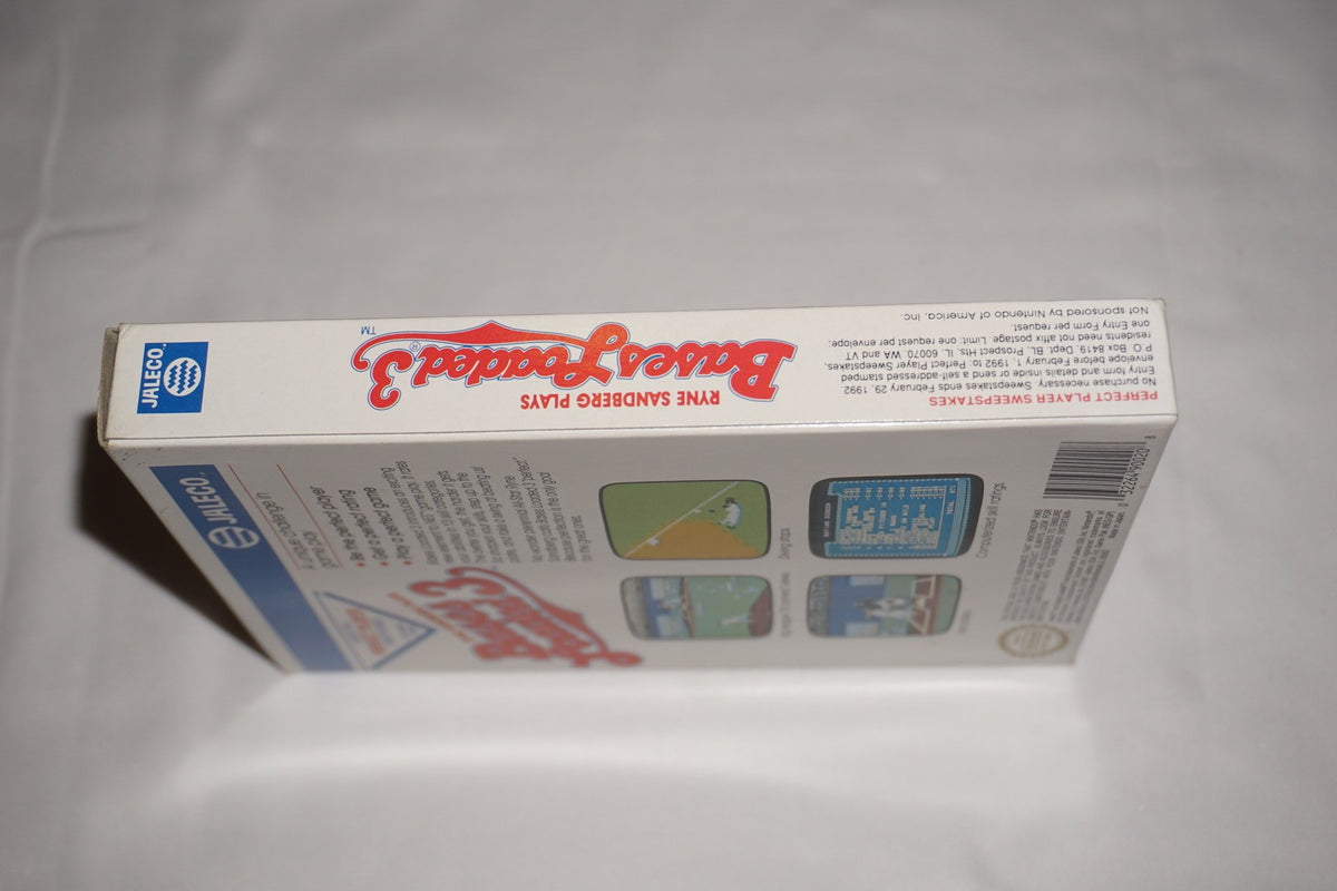 Bases Loaded 3 III (Nintendo NES) Complete in Box CIB