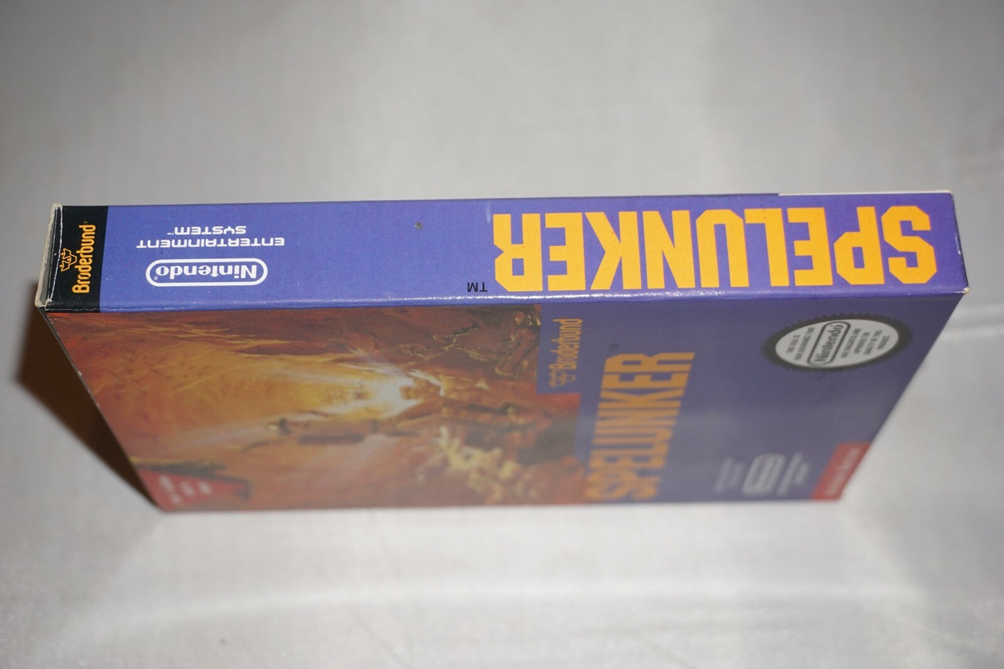 Spelunker HANGTAB (Nintendo NES) Complete in Box CIB Near Mint