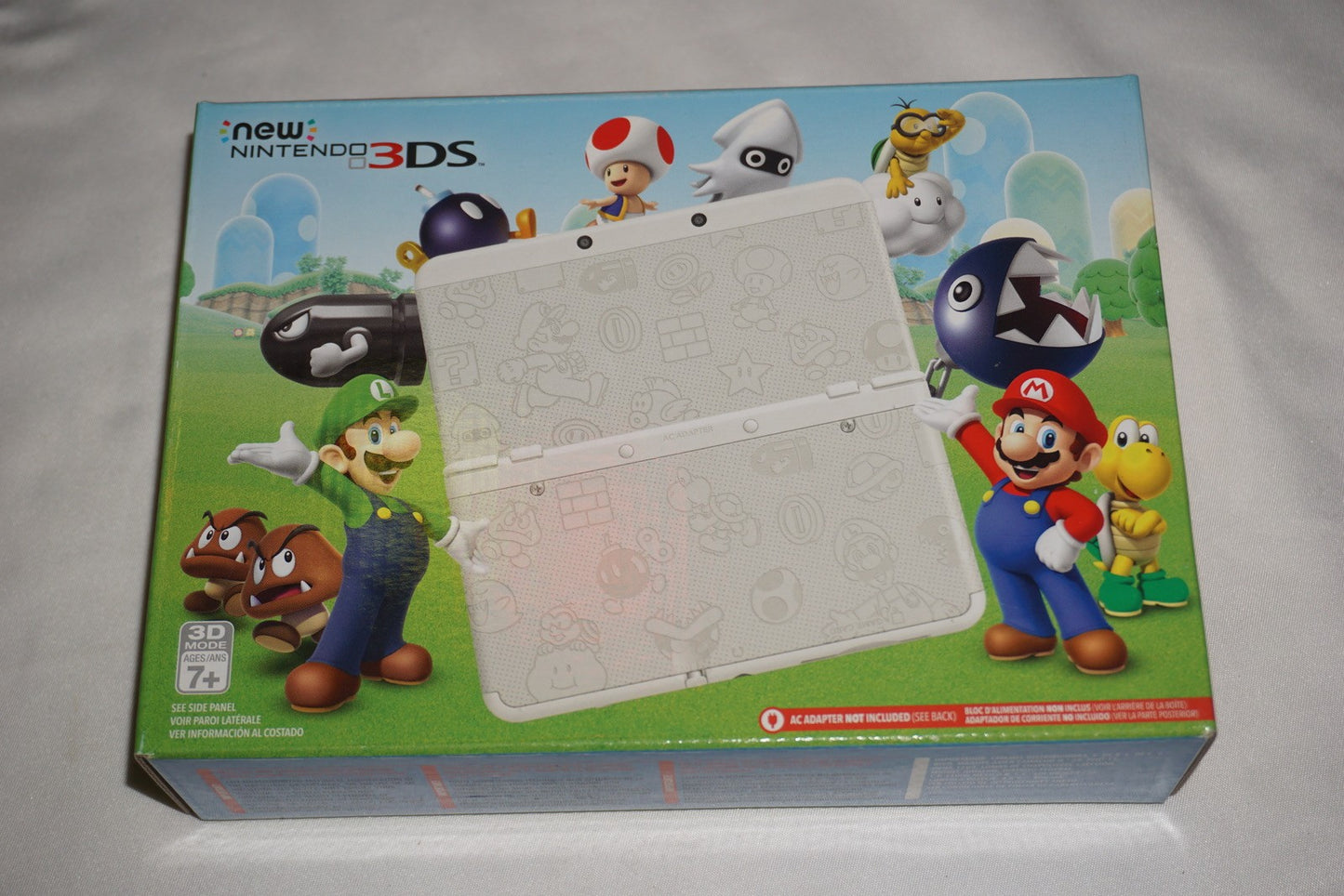 Super Mario White Edition Nintendo New 3ds Console System NEW in Box