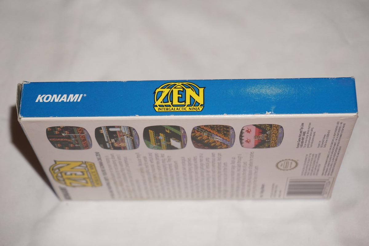 Zen: Intergalactic Ninja (Nintendo NES) Complete in Box CIB