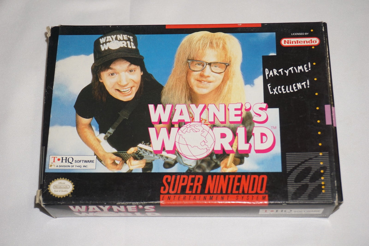 Wayne's World (Super Nintendo SNES) Complete in Box CIB