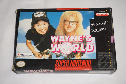 Wayne's World (Super Nintendo SNES) Complete in Box CIB
