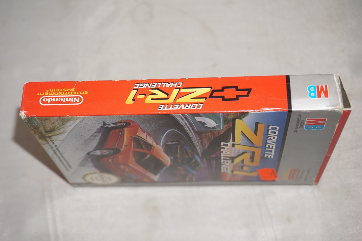 Corvette Zr-1 Challenge (Nintendo NES) Complete in Box CIB PAL B