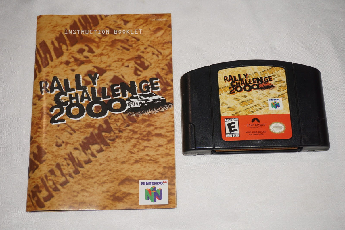 Rally Challenge 2000 (Nintendo 64 N64) Complete in Box CIB
