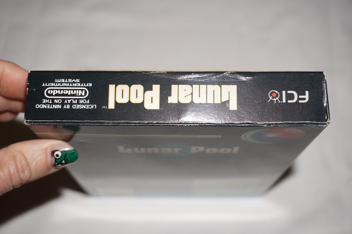 Lunar Pool (Nintendo NES) Complete in Box CIB