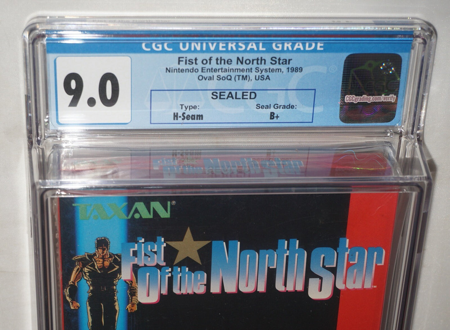 Fist of the North Star (Nintendo NES) CGC 9.0 B+ NEW Sealed