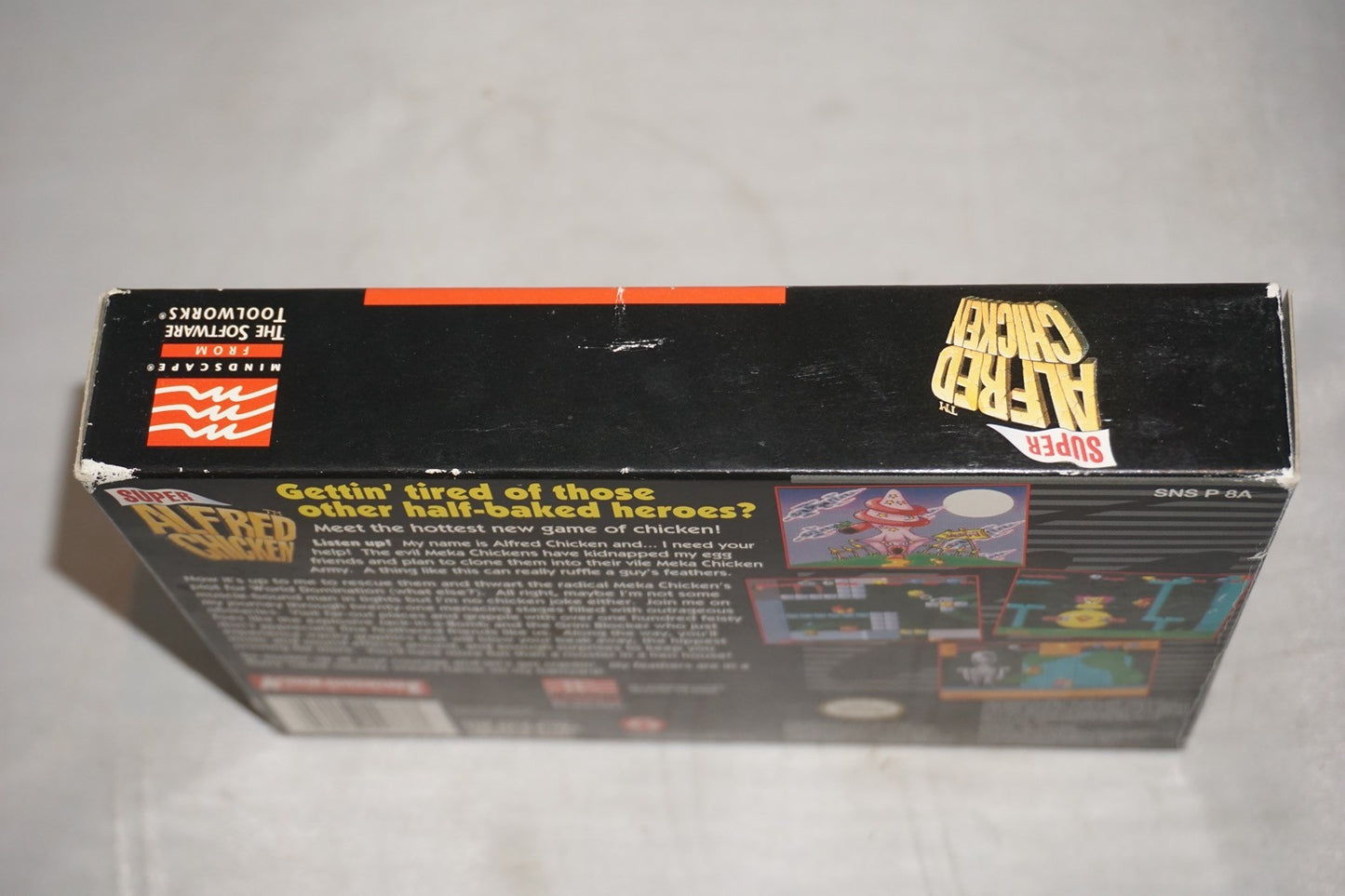 Super Alfred Chicken (Super Nintendo SNES) Complete in Box CIB