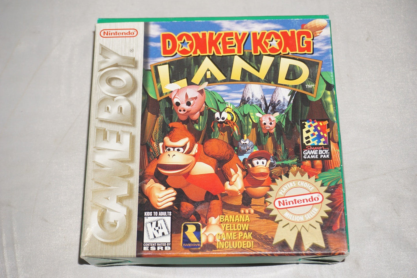 Donkey Kong Land 1 PC (Nintendo Gameboy Game Boy GB) Complete CIB