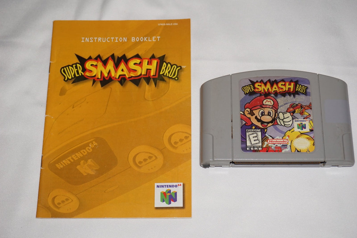 Super Smash Bros (Nintendo 64 N64) Complete in Box CIB Authentic