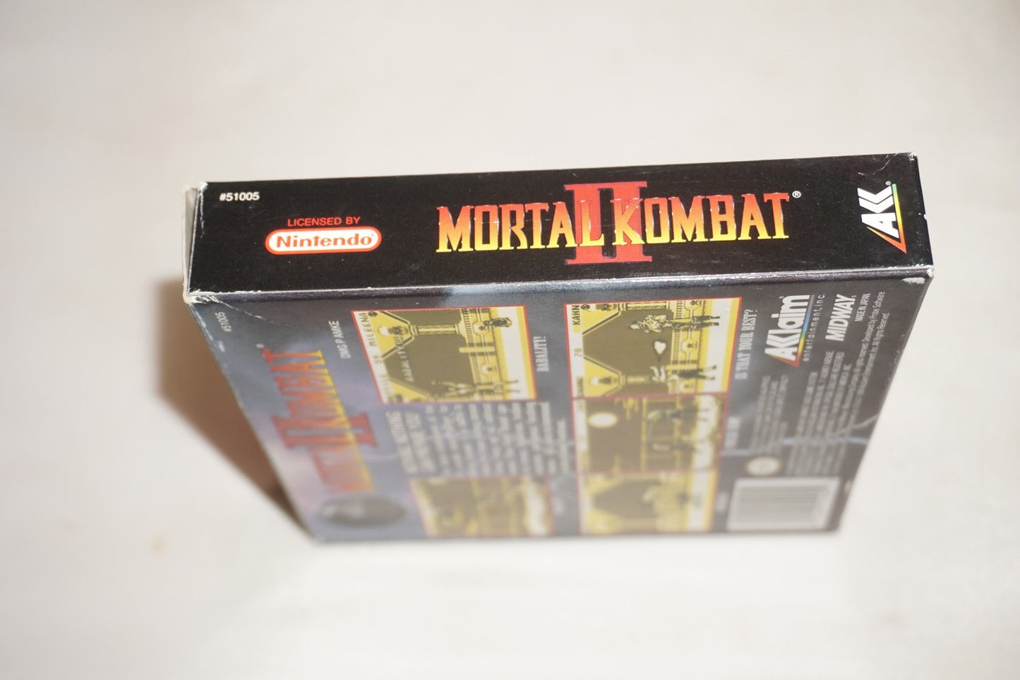 Mortal Kombat II 2 (Nintendo Gameboy Game Boy GB) Complete CIB Authentic
