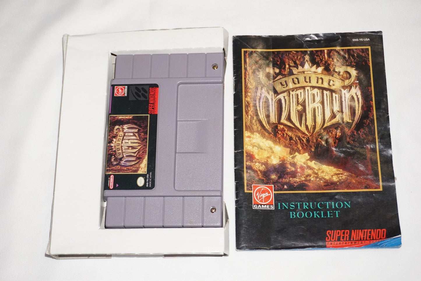 Young Merlin (Super Nintendo SNES) Complete in Box CIB