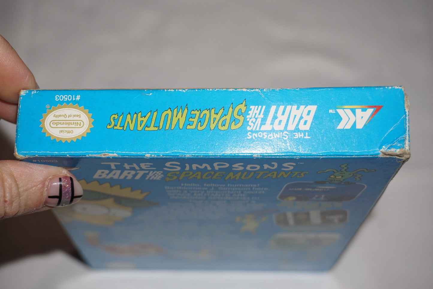 Simpsons Bart vs Space Mutants (Nintendo NES) Complete in Box CIB