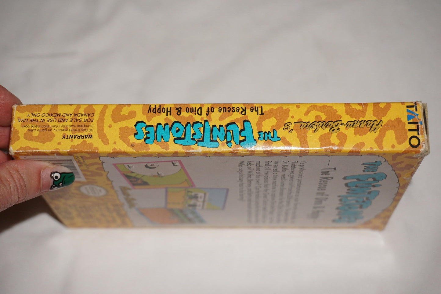 Flintstones The Rescue of Dino & Hoppy (Nintendo NES) Complete in Box CIB