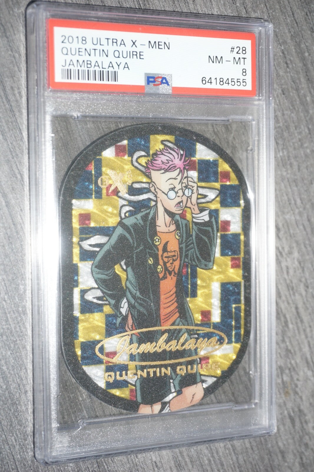 Quentin Quire 2018 Fleer Ultra X-Men Jambalaya #28 Nm Mt Psa 8