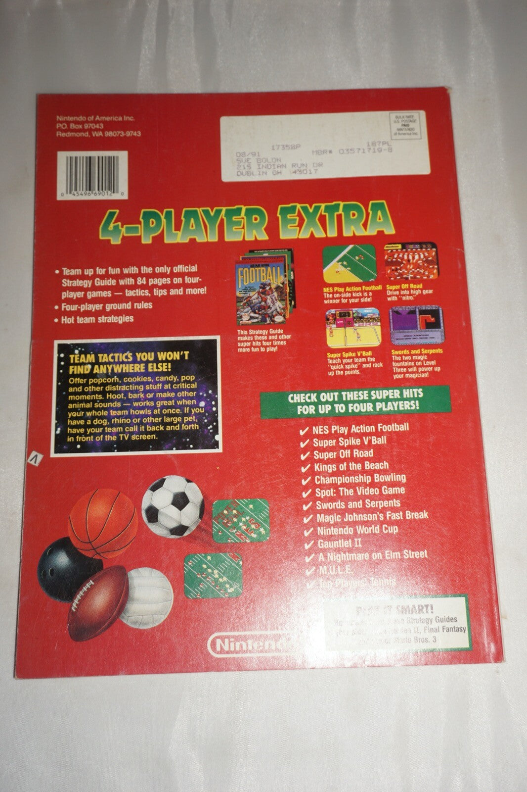 Nintendo Power Vol 19 4 Player Extra Strategy Guide Magazine #2