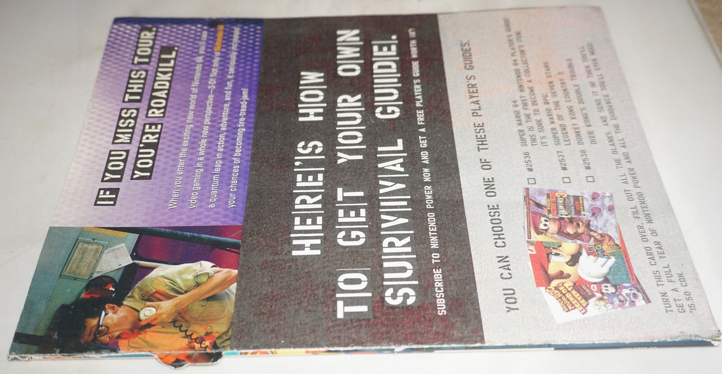 Nintendo Power Vol 93 Mario Kart 64 Magazine #3 Poster