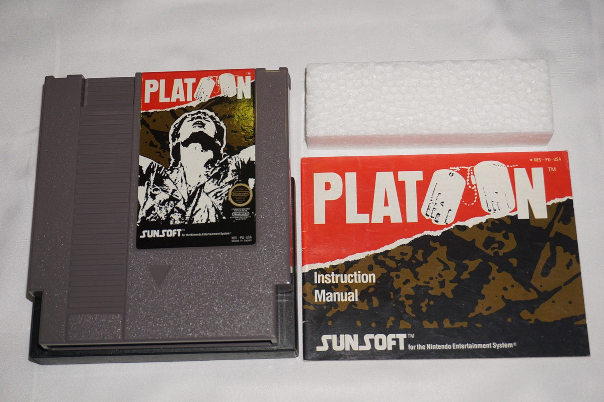 Platoon (Nintendo NES) Complete in Box CIB