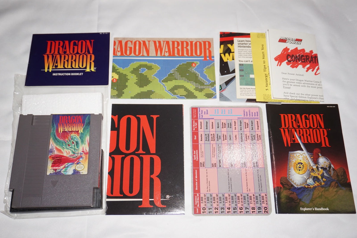 Dragon Warrior 1 (Nintendo NES) 100% Complete in Box CIB
