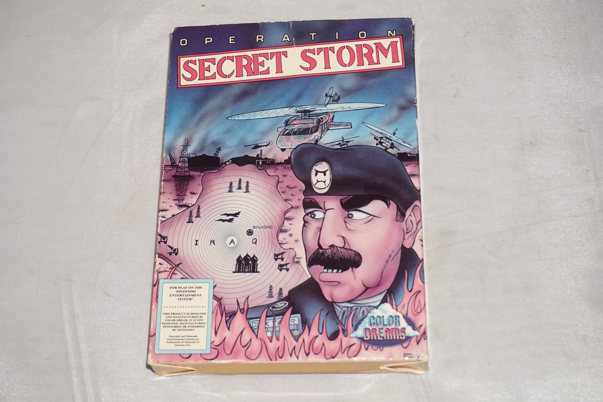 Operation Secret Storm (Nintendo NES) Complete in Box CIB