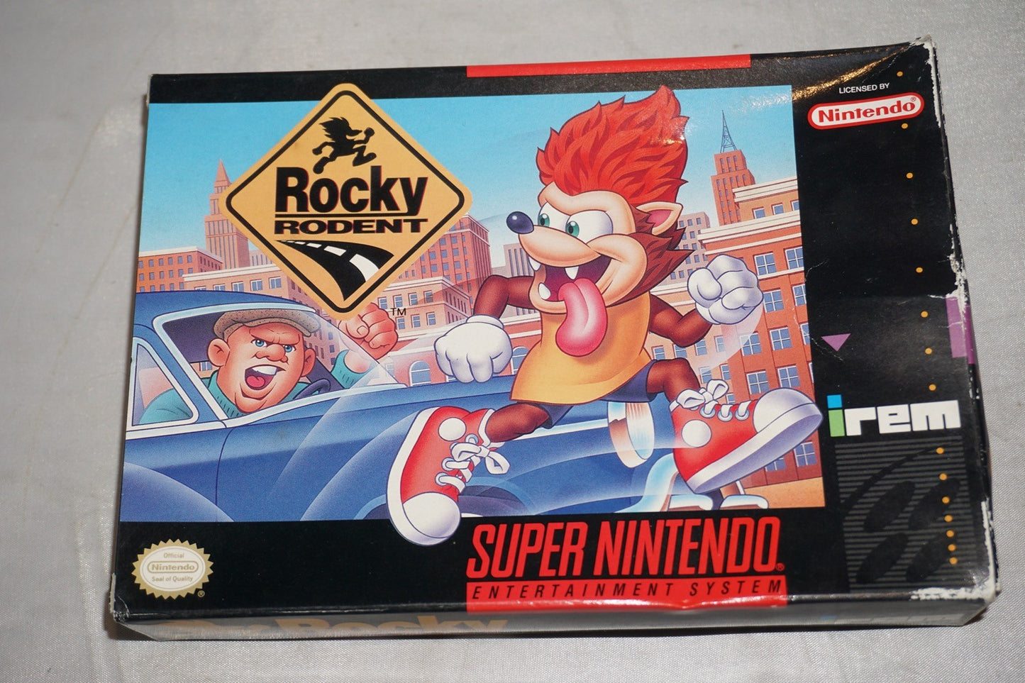 Rocky Rodent (Super Nintendo SNES) Complete in Box CIB