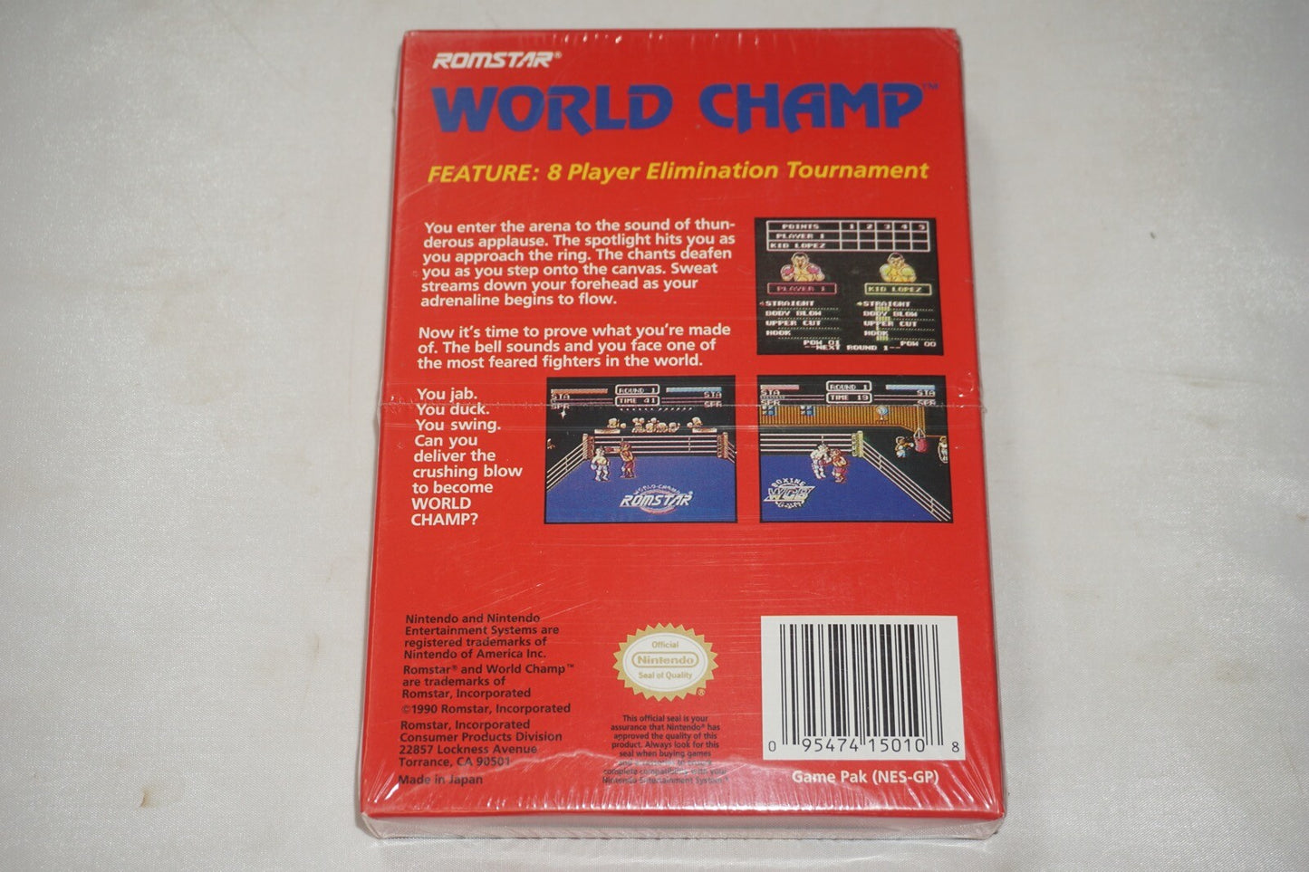World Champ (Nintendo NES) NEW Factory Sealed