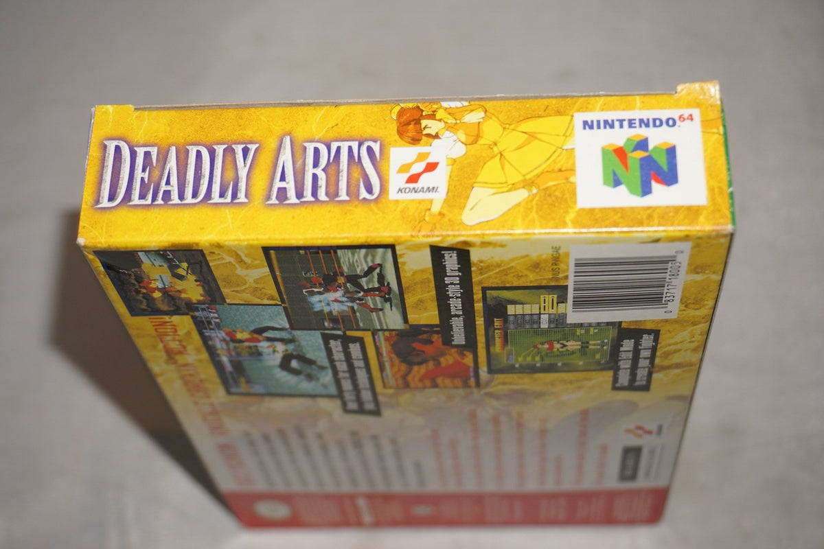 Deadly Arts (Nintendo 64 N64) Complete in Box w/ Reg Card CIB