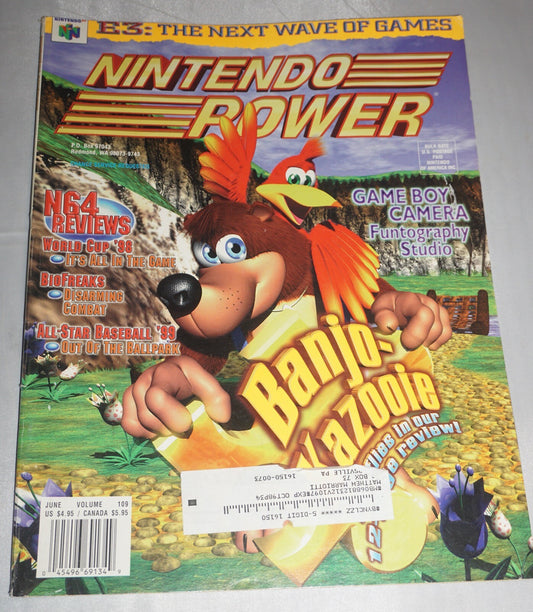 Nintendo Power Vol 109 Banjo Kazooie Magazine #2 Poster