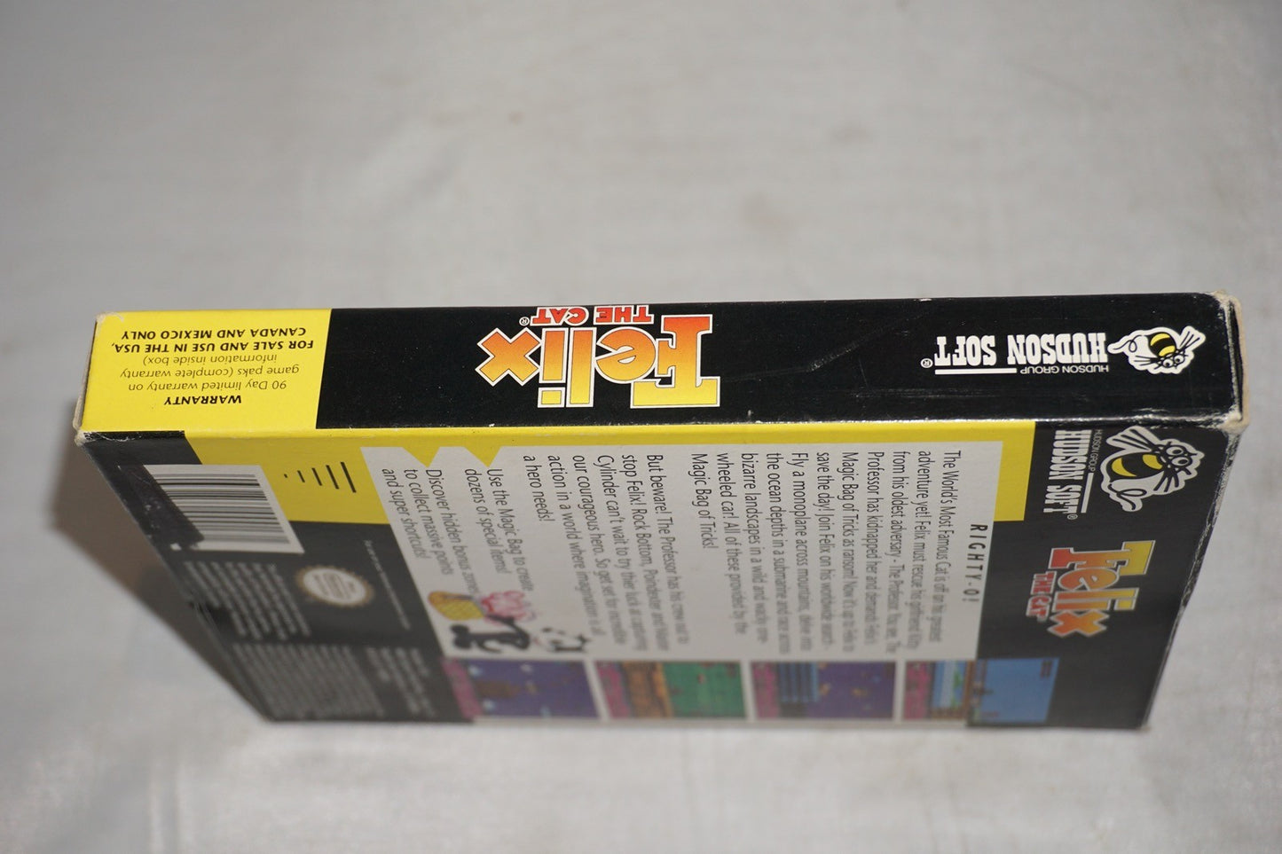 Felix The Cat (Nintendo NES) Complete in Box w/ Reg Card Poster CIB