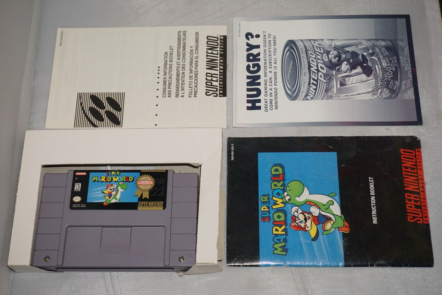 Super Mario World PC (Super Nintendo SNES) Complete in Box CIB