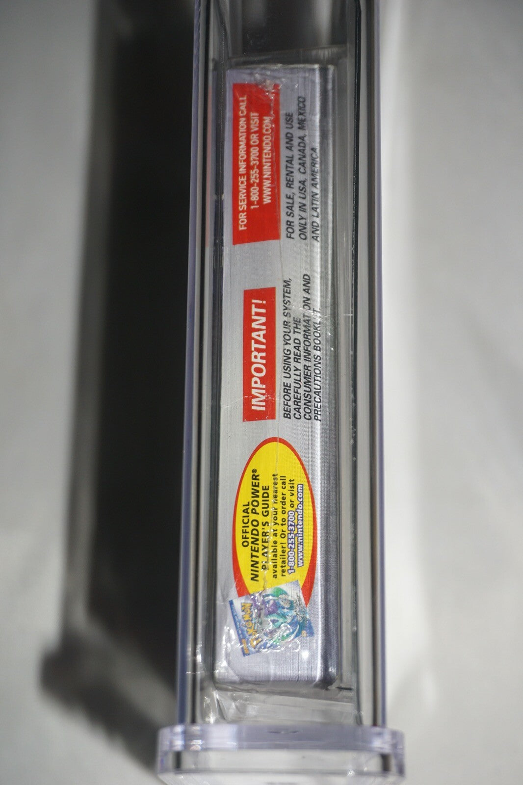 Pokemon Crystal Misprint (Nintendo Game Boy Color Gameboy) CGC 8.5 A NEW Sealed