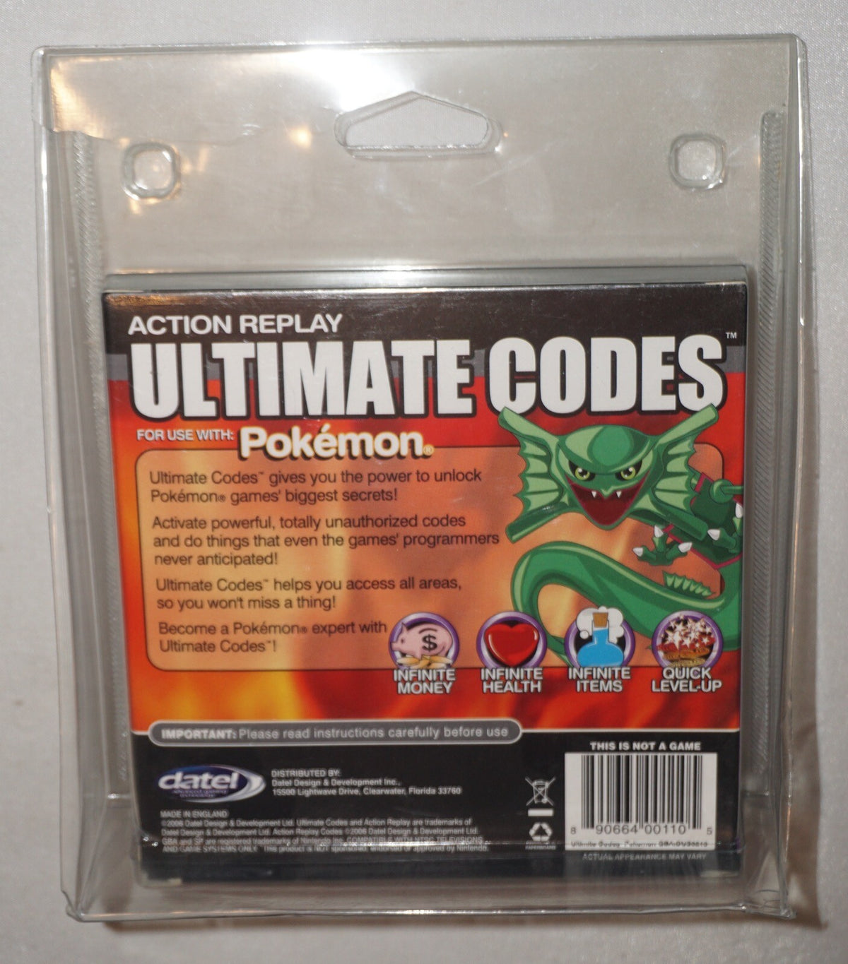 Ultimate Codes for Pokemon (Nintendo Game Boy Advance SP GB) New Sealed
