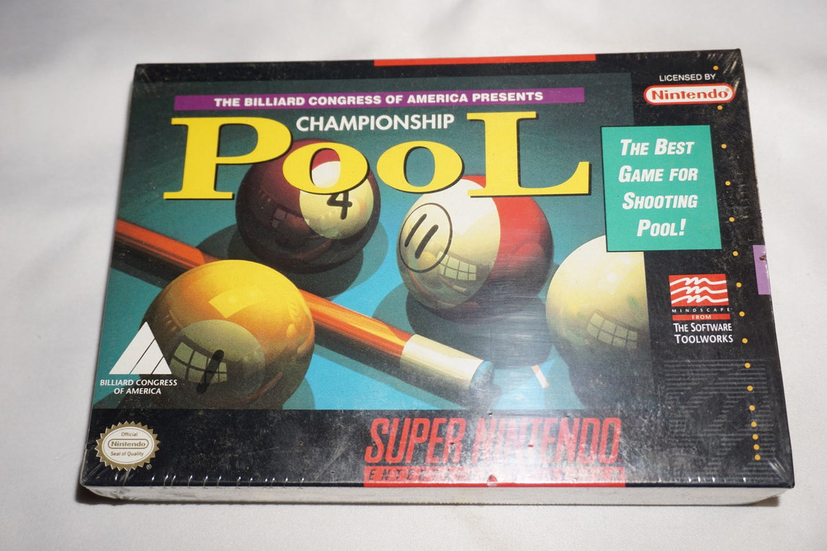 Championship Pool (Super Nintendo SNES) NEW Sealed