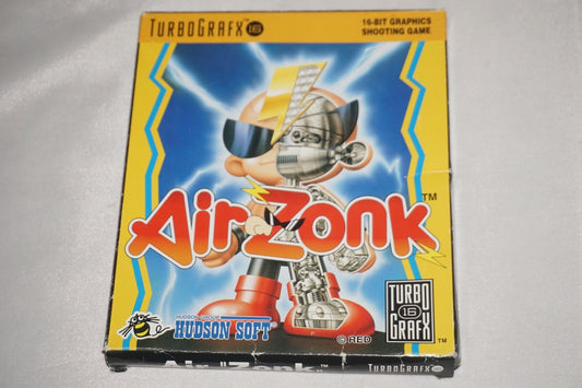 Air Zonk (Turbo Grafx 16 tg16) Complete in Box CIB Turbografx