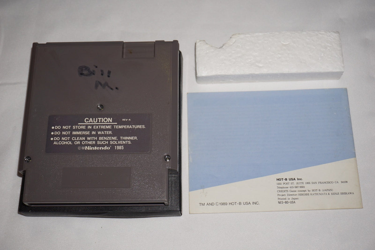 Black Bass (Nintendo NES) Complete in Box CIB