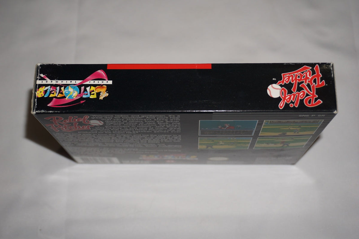 Relief Pitcher (Super Nintendo SNES) Complete in Box CIB