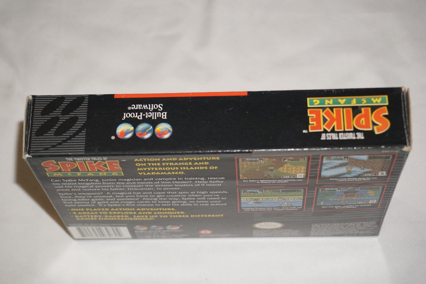 Twisted Tales of Spike McFang (Super Nintendo SNES) Complete in Box CIB
