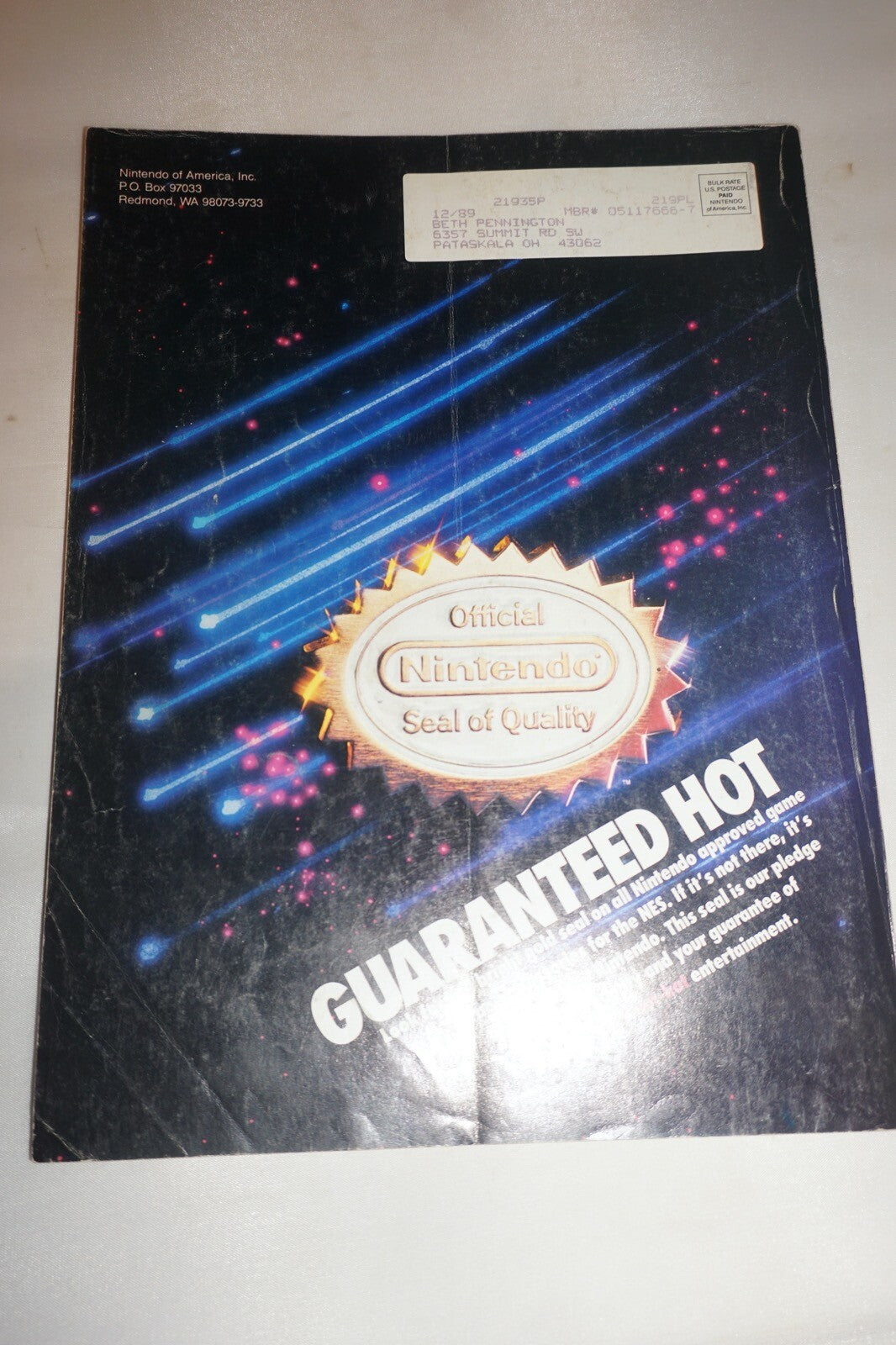 March/April 1989 Ninja Gaiden Nintendo Power Magazine #4 Poster
