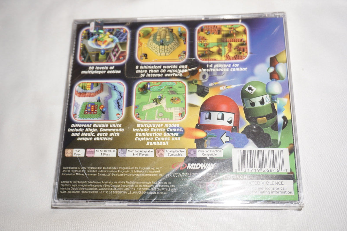 Team Buddies (Sony Playstation 1 ps1) NEW Sealed