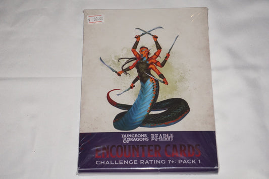 Encounter Cards Challenge Rating 7+ Pack 1 Dungeons & Dragons D&D NEW