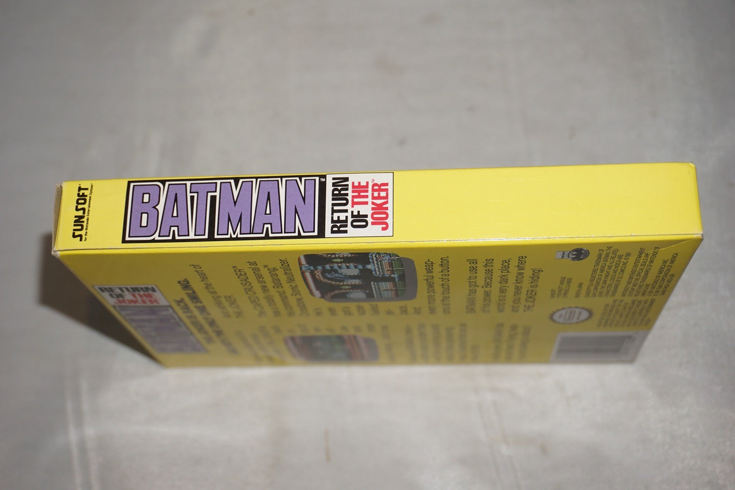 Batman Return Of The Joker (Nintendo NES) Complete in Box CIB