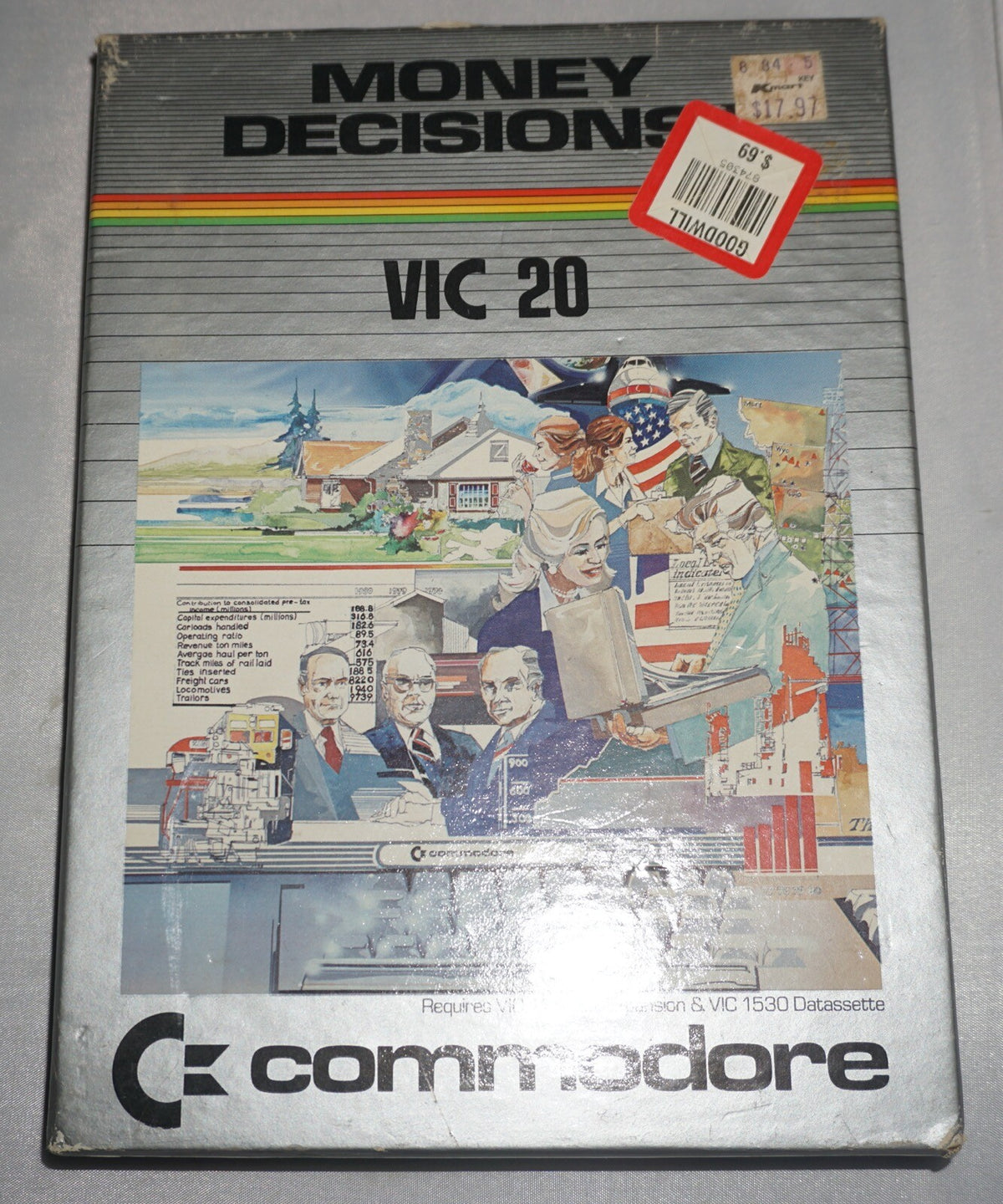 Money Decisions I (Commodore 64) Complete in Box CIB