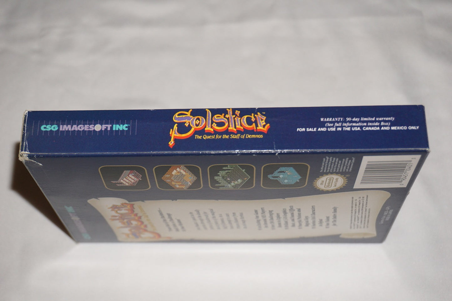 Solstice (Nintendo NES) Complete in Box CIB