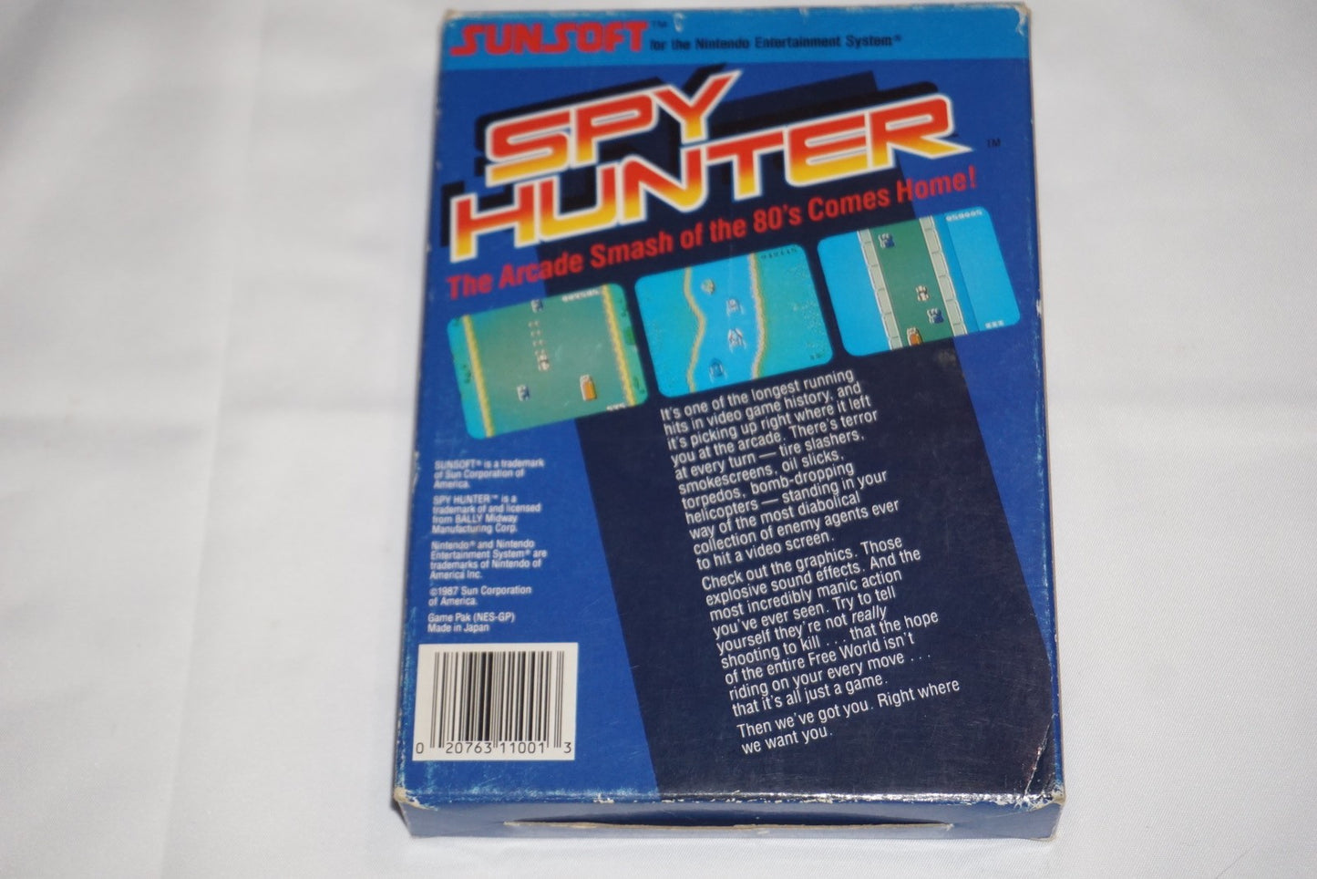 Spy Hunter (Nintendo NES) Complete in Box CIB