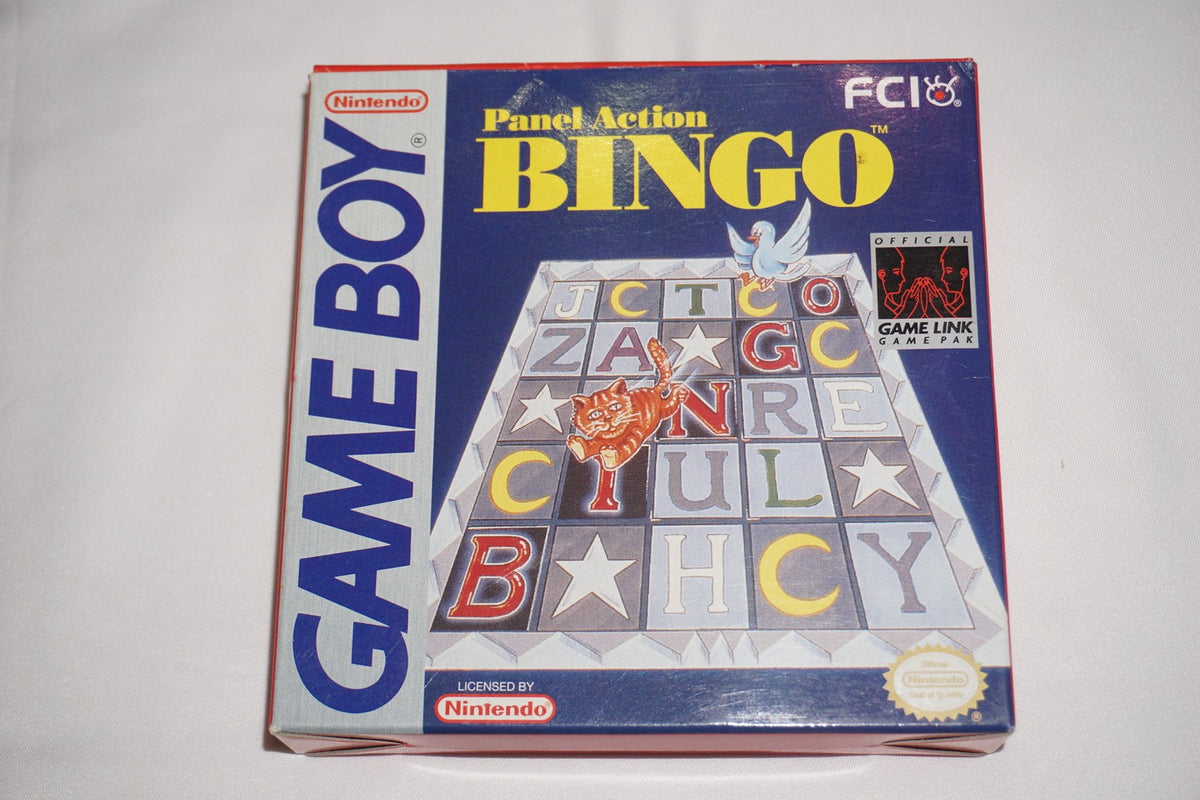 Panel Action Bingo (Nintendo Game Boy Gameboy) Complete in Box CIB