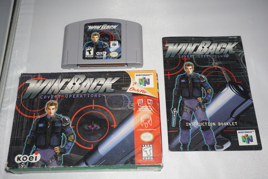 Winback Covert Operations (Nintendo 64 N64) Complete in Box CIB