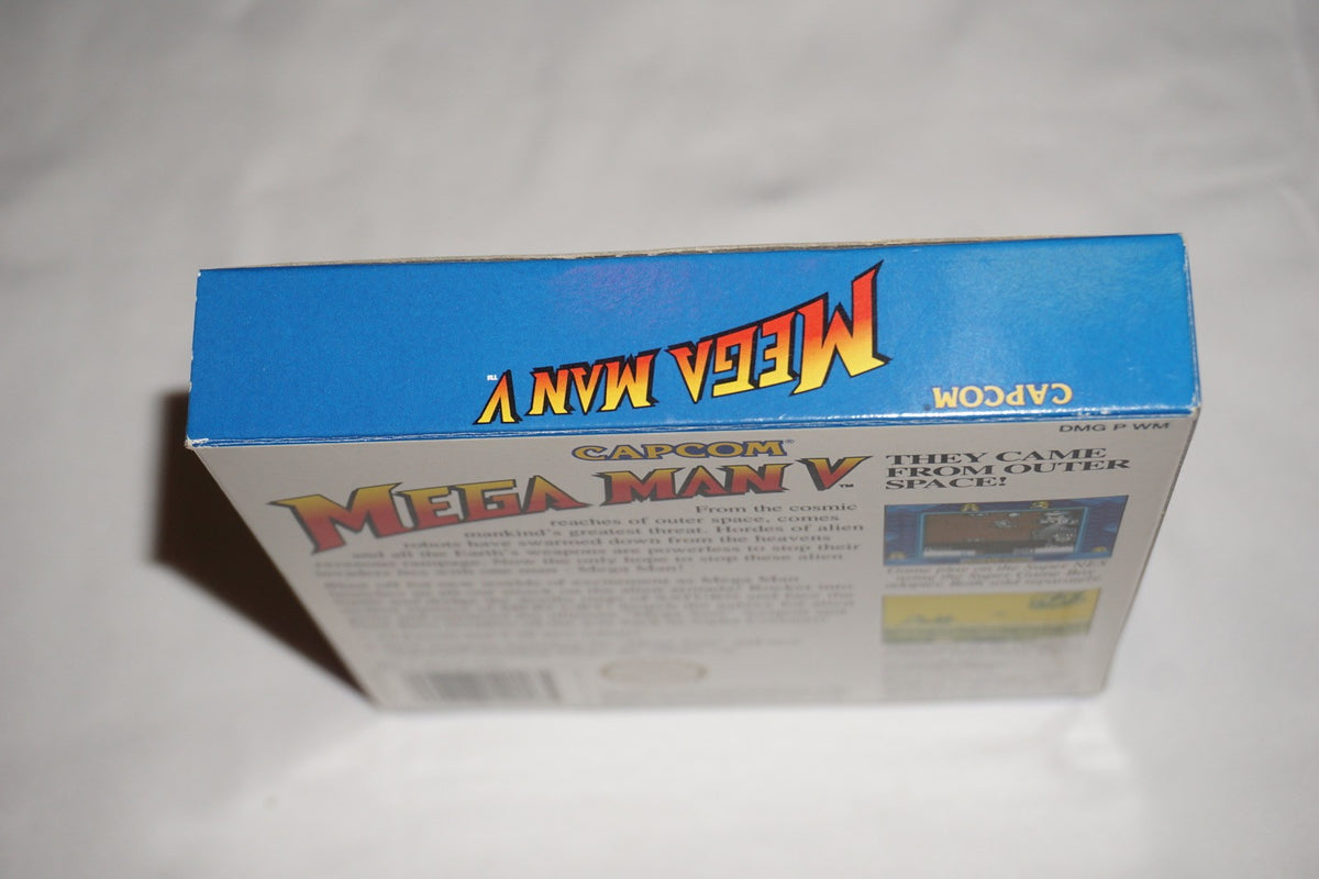 Mega Man V 5 (Nintendo Game Boy Game Boy) Complete in Box w/ Reg CIB Tested